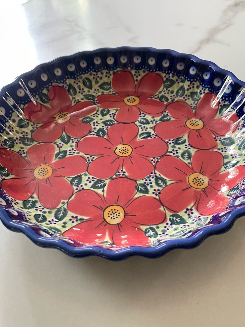 Boleslawiec Polish Pottery Pie Dish